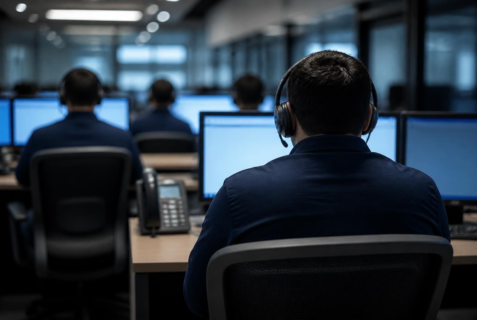 Dealership internet sales team at their desks